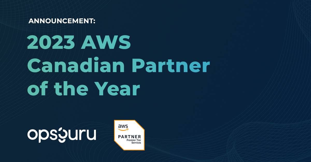 OpsGuru Awarded 2023 Canadian AWS Partner Award